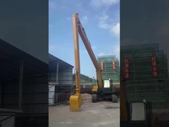 এক লিঙ্ক কনফিগারেশন Q345B Q690D সঙ্গে শক্তিশালী বহুমুখী Excavator লং ফ্রন্ট