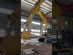 1.5cbm Clamshell Bucket এর সাথে শীর্ষ পারফরম্যান্স Excavator টেলিস্কোপিক আর্ম সিই সার্টিফাইড