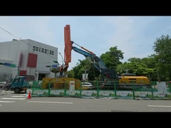 12M টেলিস্কোপিক স্লাইডিং আর্ম ব্যবহারের জন্য তিন বিভাগের খননকারী আর্ম