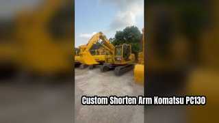 Komatsu PC130 এর জন্য হাত ছোট করুন